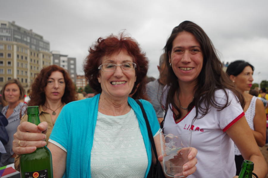 9.580 escanciadores consiguieron que la ciudad supere la marca del año pasado en la tradicional cita en Poniente