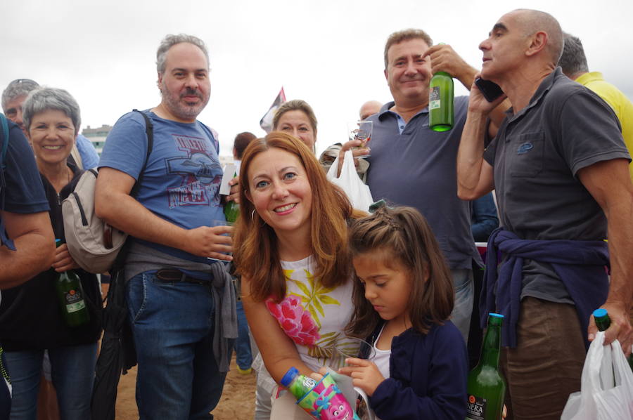 9.580 escanciadores consiguieron que la ciudad supere la marca del año pasado en la tradicional cita en Poniente