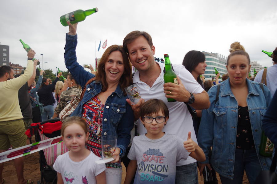 9.580 escanciadores consiguieron que la ciudad supere la marca del año pasado en la tradicional cita en Poniente