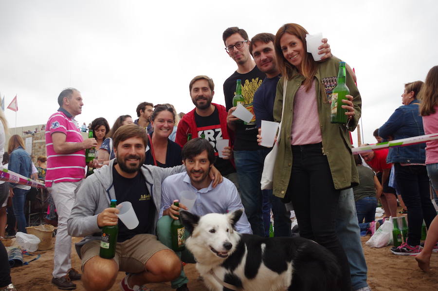 9.580 escanciadores consiguieron que la ciudad supere la marca del año pasado en la tradicional cita en Poniente