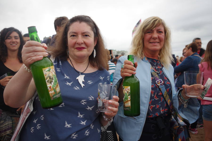 9.580 escanciadores consiguieron que la ciudad supere la marca del año pasado en la tradicional cita en Poniente