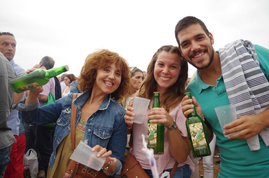 9.580 escanciadores consiguieron que la ciudad supere la marca del año pasado en la tradicional cita en Poniente