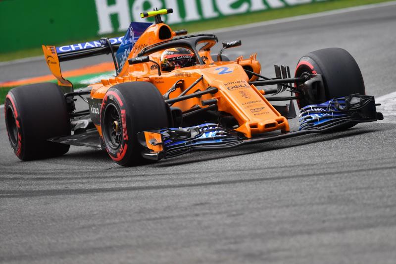 El belga Stoffel Vandoorne, en acción a los mandos del McLaren. 