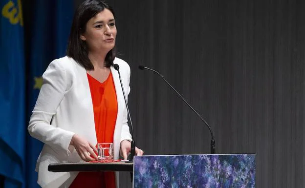 Montón, durante su discurso de inauguración de lal Feria de Muestras.