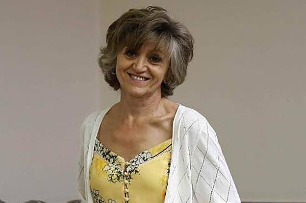 María Luisa Carcedo, momentos antes de la comparecencia ante la Comisión de Derechos de la Infancia y Adolescencia del Congreso como Alta Comisionada para la Pobreza Infantil.