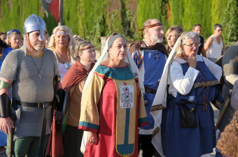 Interpretado por el actor Pablo Castañón, el guerrero godo logró ganarse al público y revivir la historia 1.300 años después.