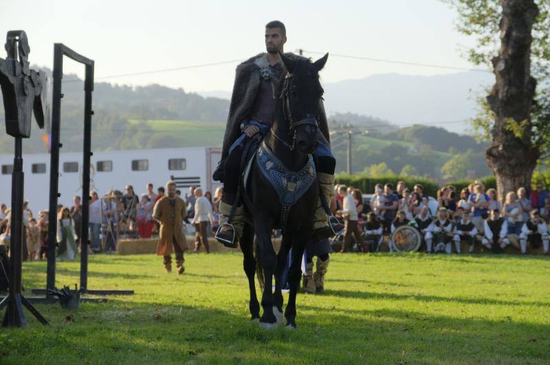 Interpretado por el actor Pablo Castañón, el guerrero godo logró ganarse al público y revivir la historia 1.300 años después.