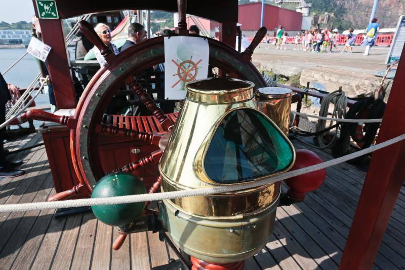 Los tres buques participan en el Festival Marítimo y se podrán visitar de 10 a 20 horas.