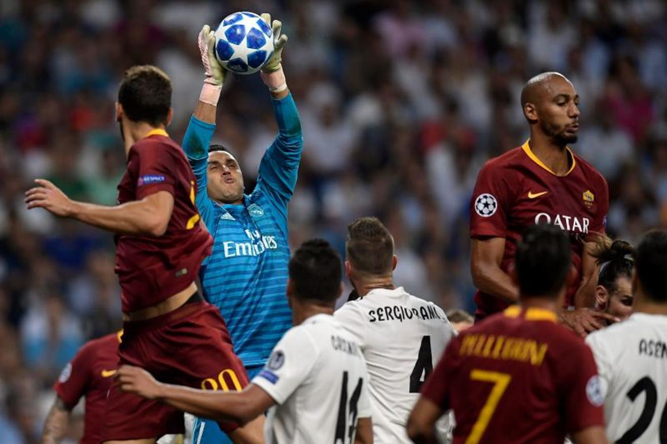 Fotos: El Real Madrid-Roma, en imágenes