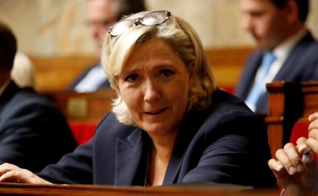 La líder ultraderechista francesa Marine Le Pen.