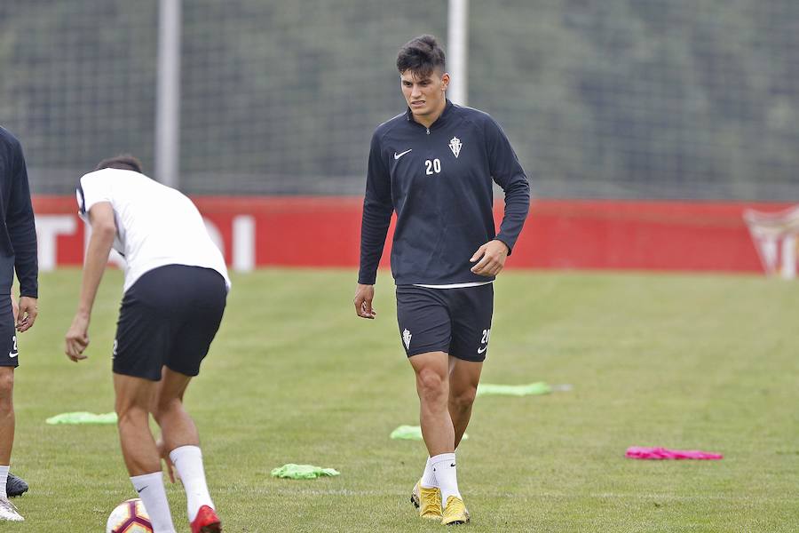 Fotos: Entrenamiento del Sporting (23/09/2018)