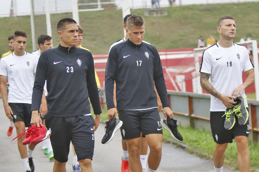 Fotos: Entrenamiento del Sporting (23/09/2018)