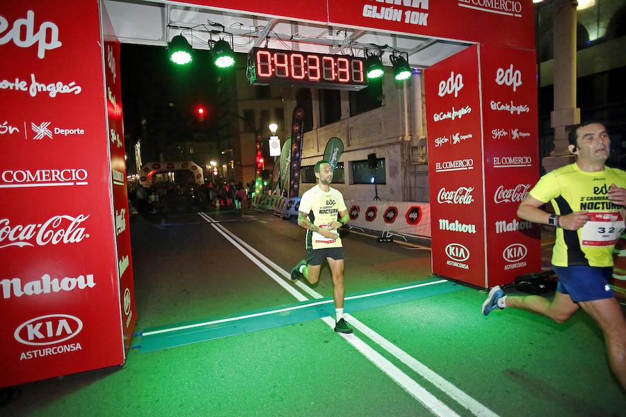  Carrera Nocturna Gijón 10K  Moha Bakkali y Esther Álvarez se impusieron en la prueba. 