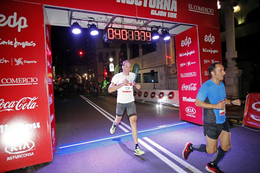 Carrera Nocturna Gijón 10K  Moha Bakkali y Esther Álvarez se impusieron en la prueba. 