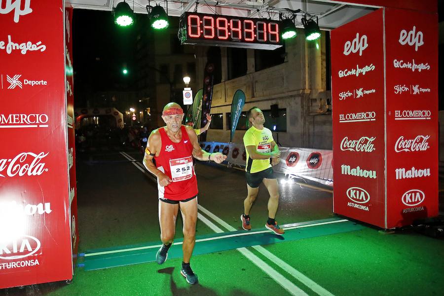  Carrera Nocturna Gijón 10K  Moha Bakkali y Esther Álvarez se impusieron en la prueba. 
