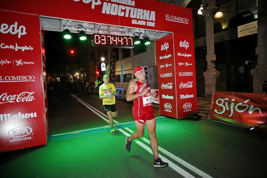  Carrera Nocturna Gijón 10K  Moha Bakkali y Esther Álvarez se impusieron en la prueba. 