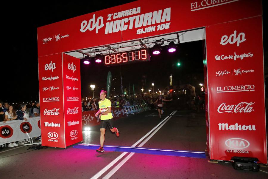  Carrera Nocturna Gijón 10K  Moha Bakkali y Esther Álvarez se impusieron en la prueba. 