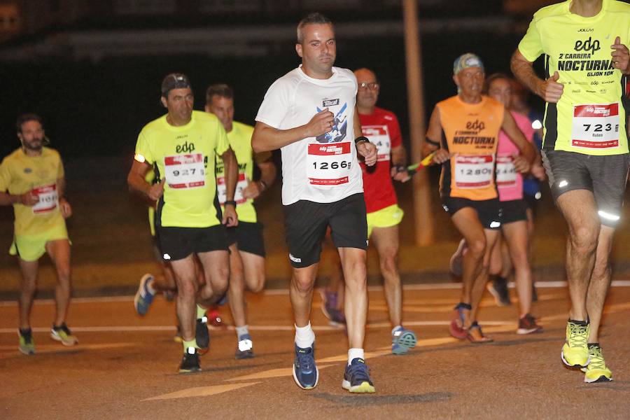  Carrera Nocturna Gijón 10K  Moha Bakkali y Esther Álvarez se impusieron en la prueba. 