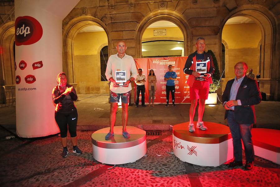  Carrera Nocturna Gijón 10K  Moha Bakkali y Esther Álvarez se impusieron en la prueba. 