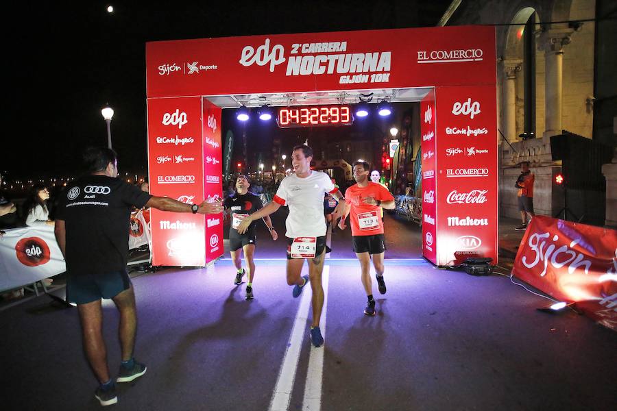  Carrera Nocturna Gijón 10K  Moha Bakkali y Esther Álvarez se impusieron en la prueba. 