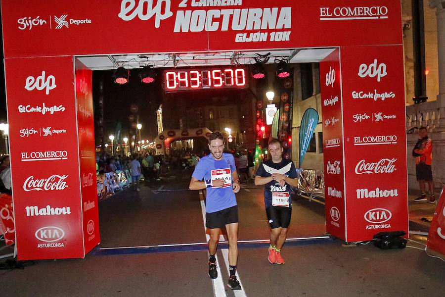  Carrera Nocturna Gijón 10K  Moha Bakkali y Esther Álvarez se impusieron en la prueba. 