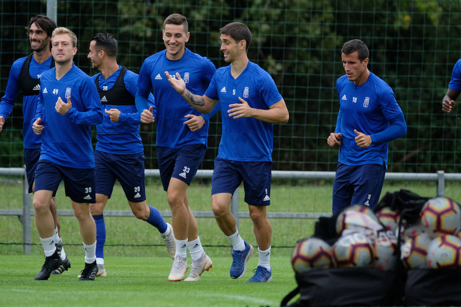 Fotos: Entrenamiento del Real Oviedo (24-09-2018)