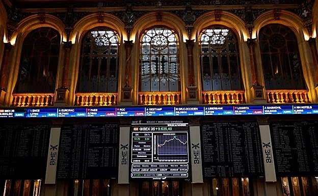 Sede de la Bolsa de Madrid. 