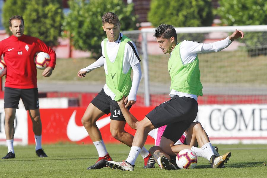 Fotos: Entrenamiento del Sporting