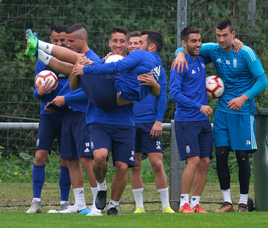 Fotos: Entrenamiento del Real Oviedo (28-09-2018)