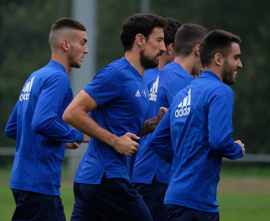 Fotos: Entrenamiento del Real Oviedo (28-09-2018)