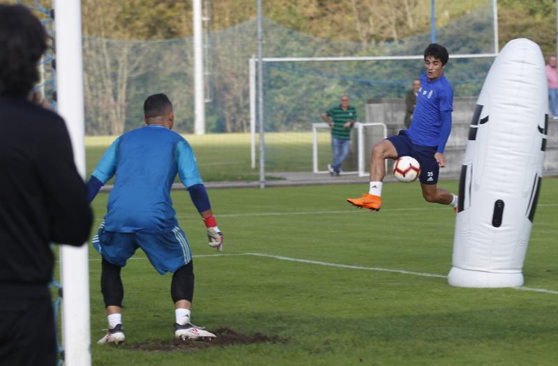 Fotos: Entrenamiento del Real Oviedo (29/09/18)