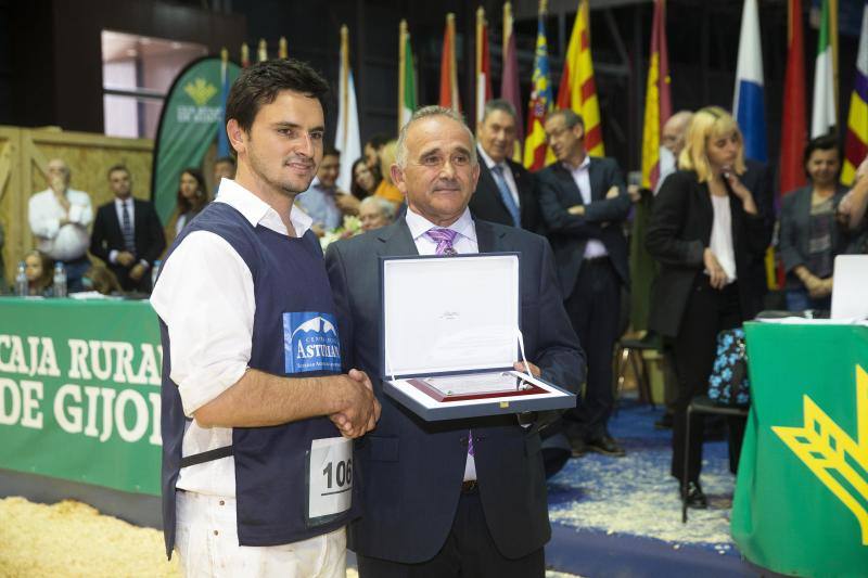 Las reses de la explotación gozoniega arrasa en el concurso de frisonas y la vaca 'Koketa' revalida el título del pasado año.