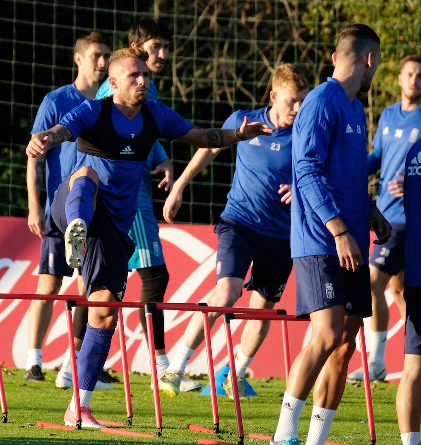 Fotos: Entrenamiento del Real Oviedo (2-10)