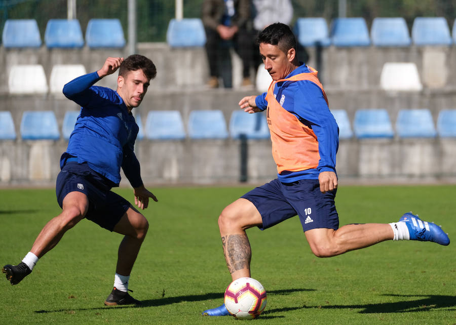 Fotos: Entrenamiento del Real Oviedo (03-10-2018)