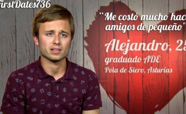 First Dates: un asturiano, virgen a los 25, confiesa sus gustos sexuales