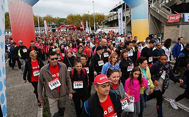 Participantes en la Marcha Familiar del año pasado.