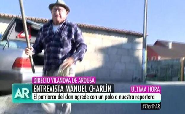 El patriarca del clan de los Charlines agrede a un equipo de 'El programa de Ana Rosa'