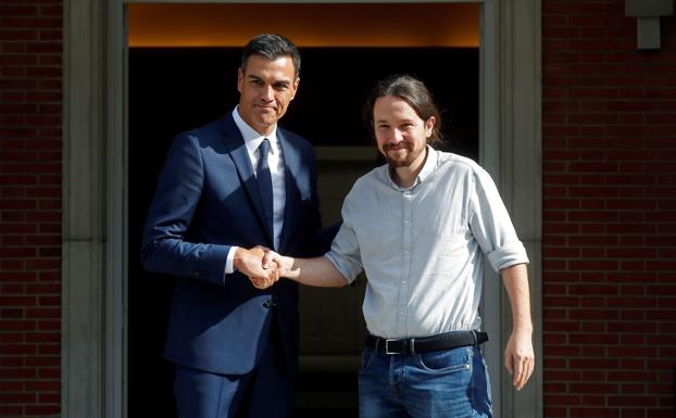 Pedro Sánchez y Pablo Iglesias cierran un principio de acuerdo para los Presupuestos de 2019