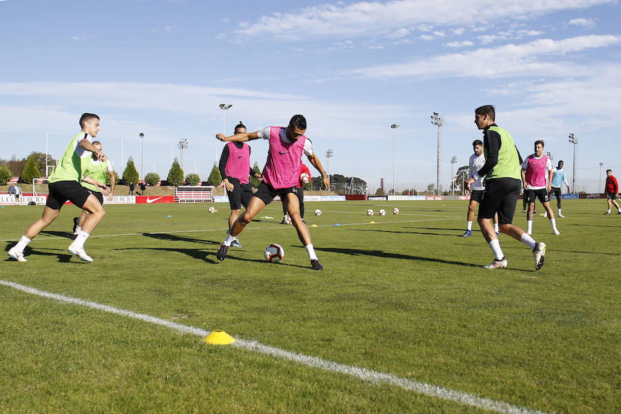 Fotos: Entrenamiento del Sporting (10-10)