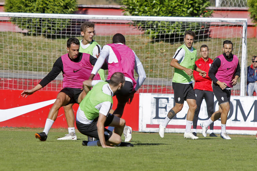 Fotos: Entrenamiento del Sporting (10-10)