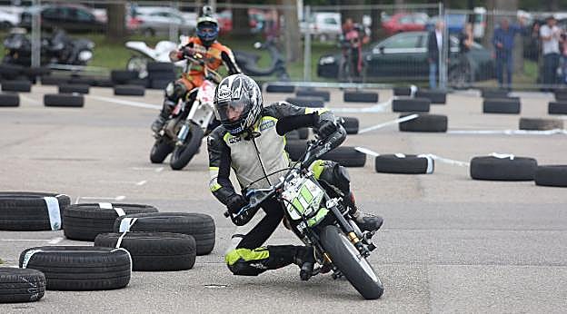 Una de las carreras del año pasado, en el parque de los Hermanos Castro. 