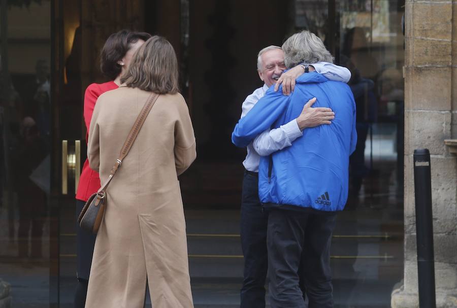 Los galardonados con el Premio Princesa de los Deportes visitarán mañana la Vega de Urriellu y Sotres, si el tiempo lo permite