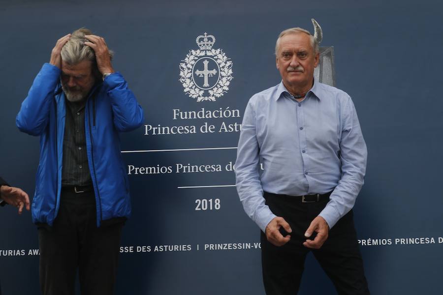 Los galardonados con el Premio Princesa de los Deportes visitarán mañana la Vega de Urriellu y Sotres, si el tiempo lo permite