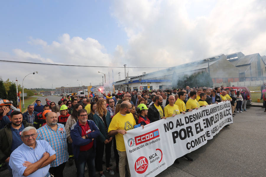 Han contado con el apoyo de autoridades, representantes sindicales, familias y ex trabajadores