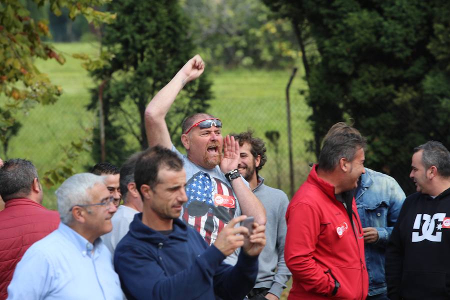 Han contado con el apoyo de autoridades, representantes sindicales, familias y ex trabajadores
