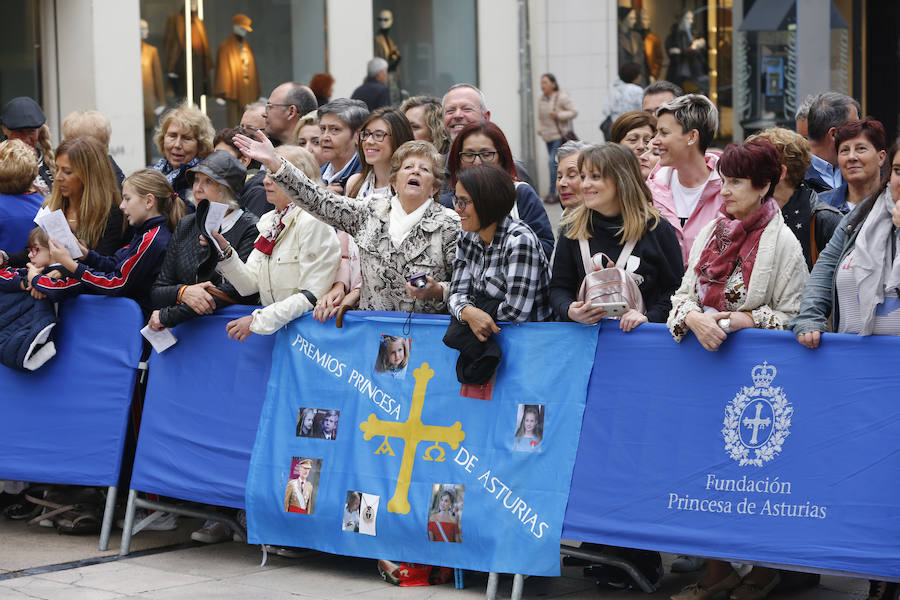 Fotos: La alfombra azul de los Premios Princesa de Asturias 2018