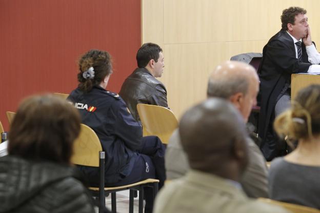 Celestino V. G. durante el juicio celebrado en mayo en la Audiencia Provincial. 