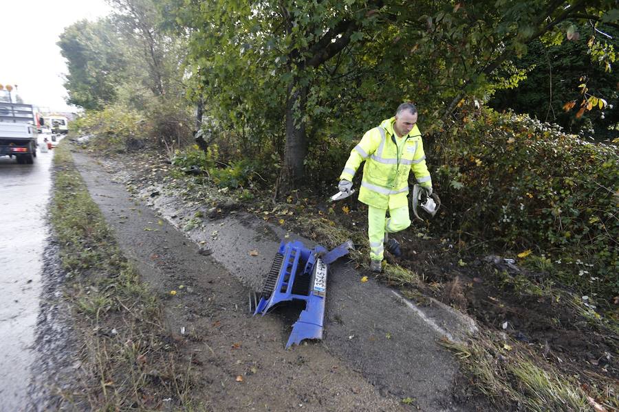 El suceso se produjo en los túneles de La Bolgachina. Ninguna persona ha resultado herida. 