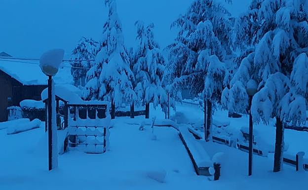 Cerredo. El concejo de Degaña estuvo sin luz desde las dos de la mañana.
