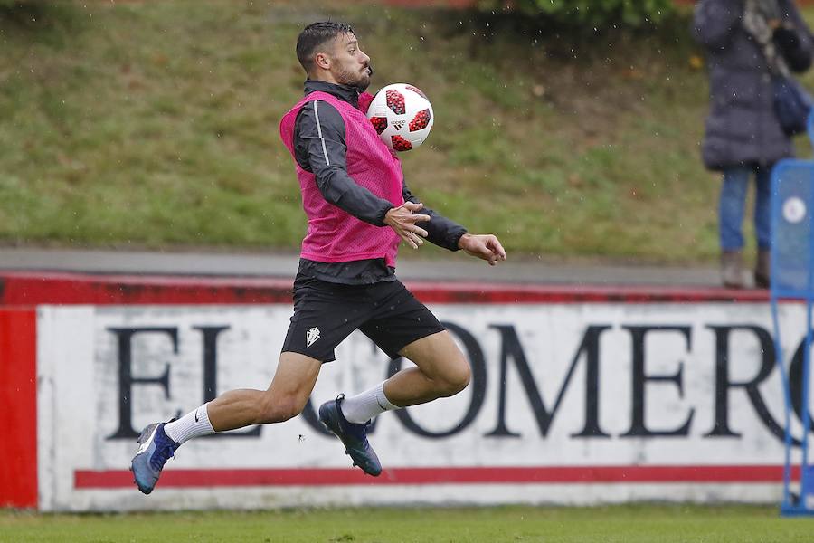 Fotos: Entrenamiento del Sporting (29-10-2018)